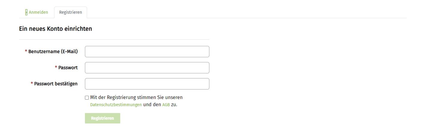 Bild Anleitung Registrierung